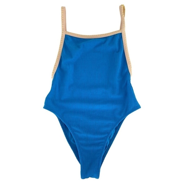 ELLEJAY Natalia Women's Blue One Piece Swimsuit Size Small - Picture 13 of 14